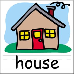 Clip art basic house. Words clipart home