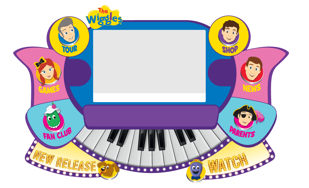 Coloring pages wiggles colouring. Preschool clipart concert