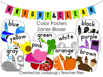 colors clipart poster