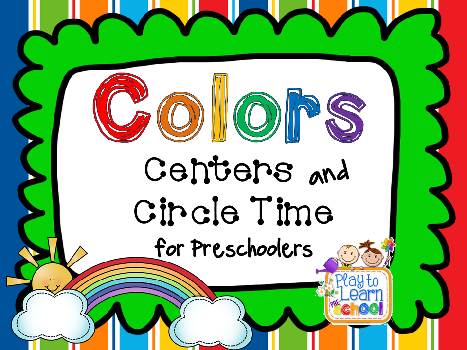 Play to learn color. Colors clipart preschool
