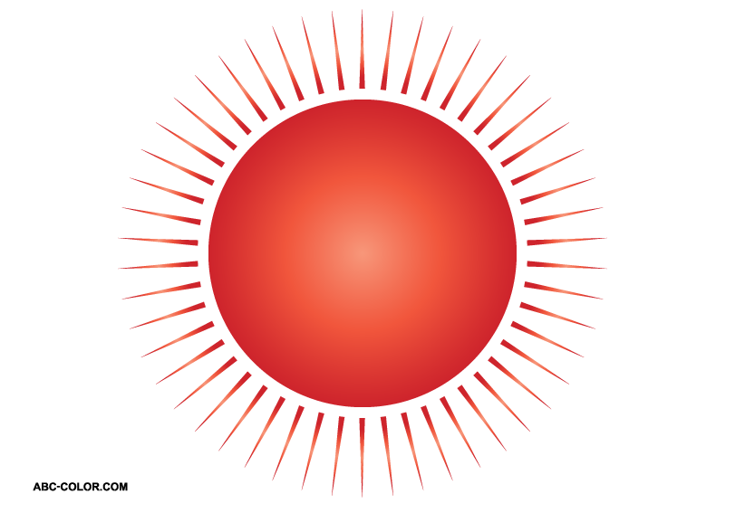 Sunset clipart red sun. Picture the classic image