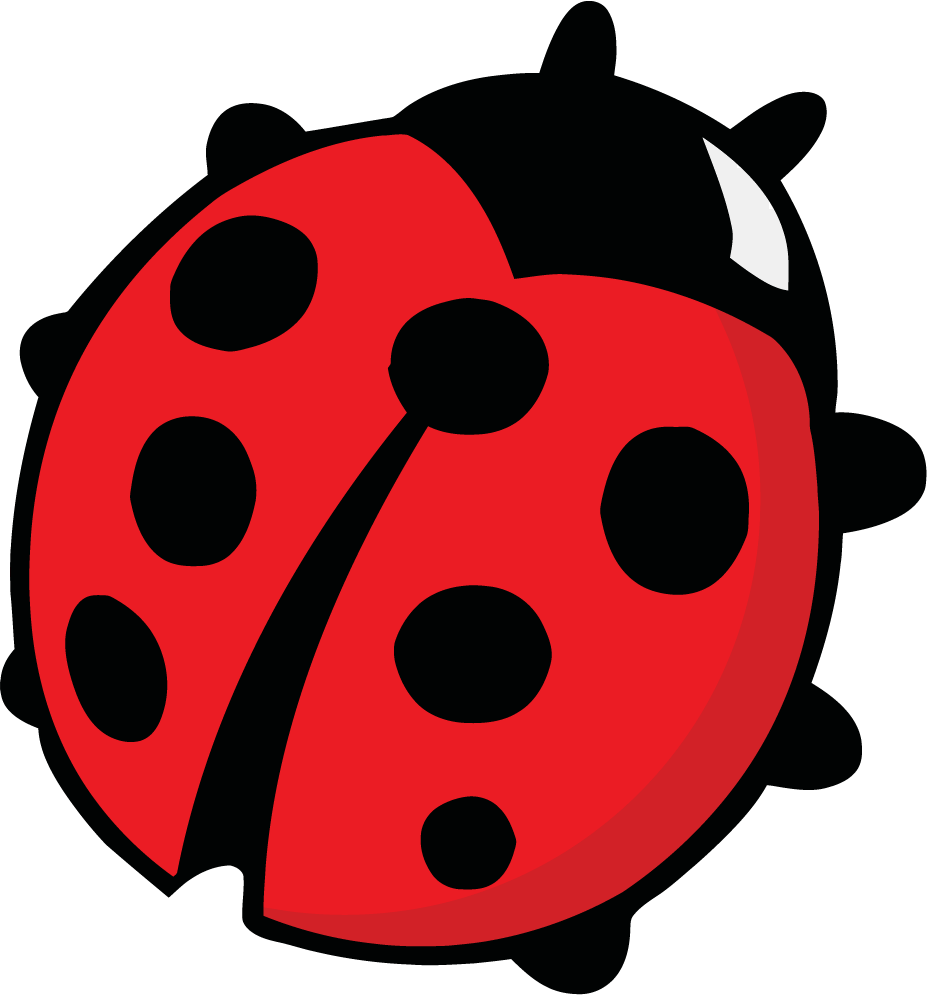 Ladybug early learning files. Colors clipart spot