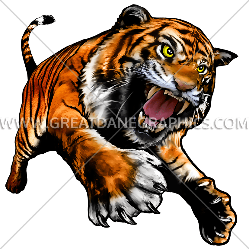 good clipart tiger body