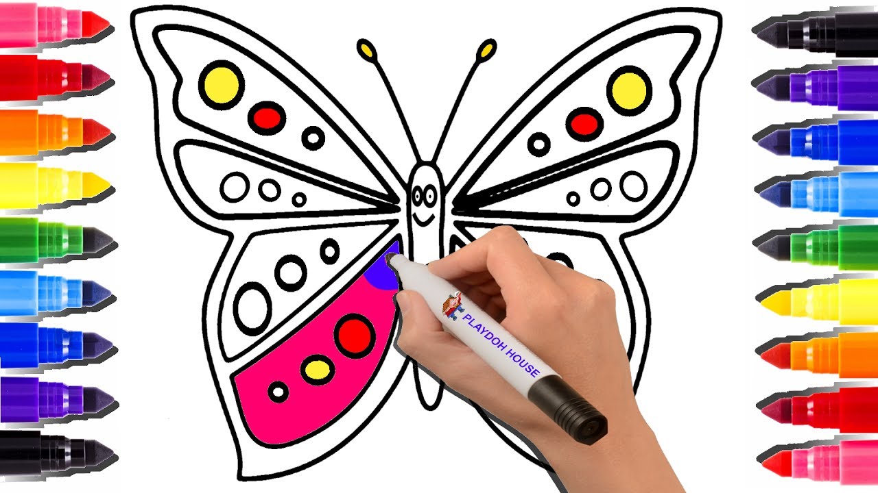 Fototo me butterfly page. Coloring clipart