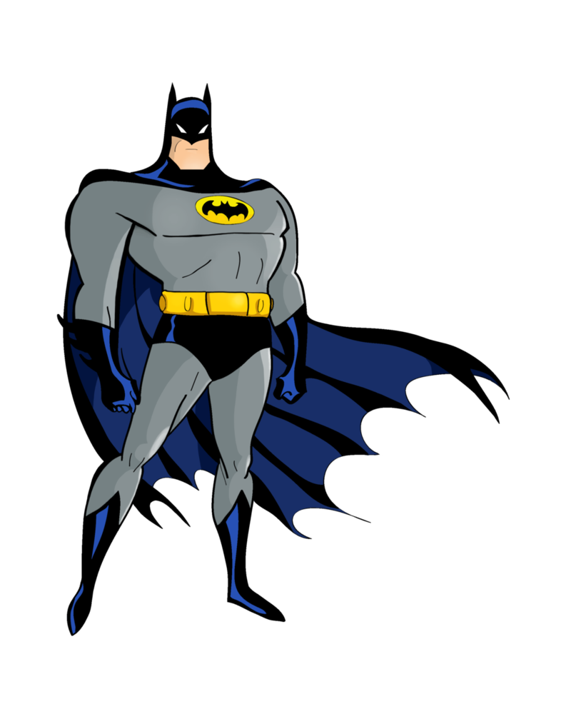 coloring clipart batman