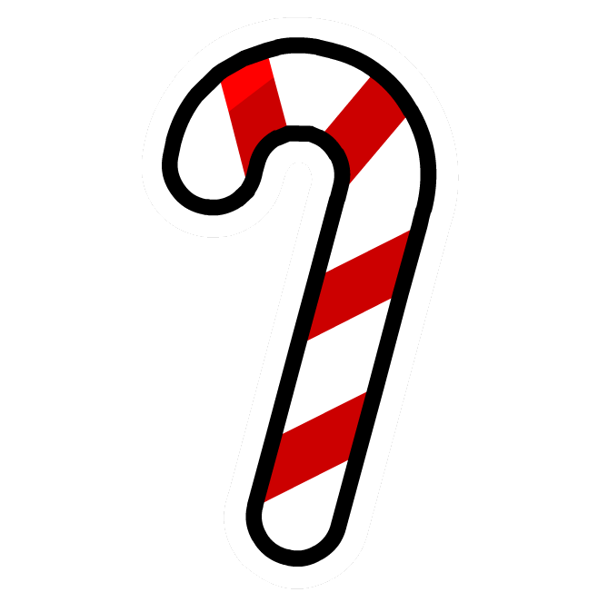 coloring clipart candy cane