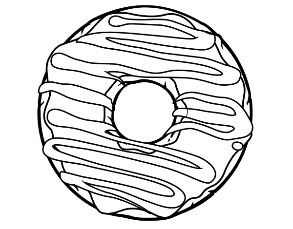donuts clipart sprinkle coloring page
