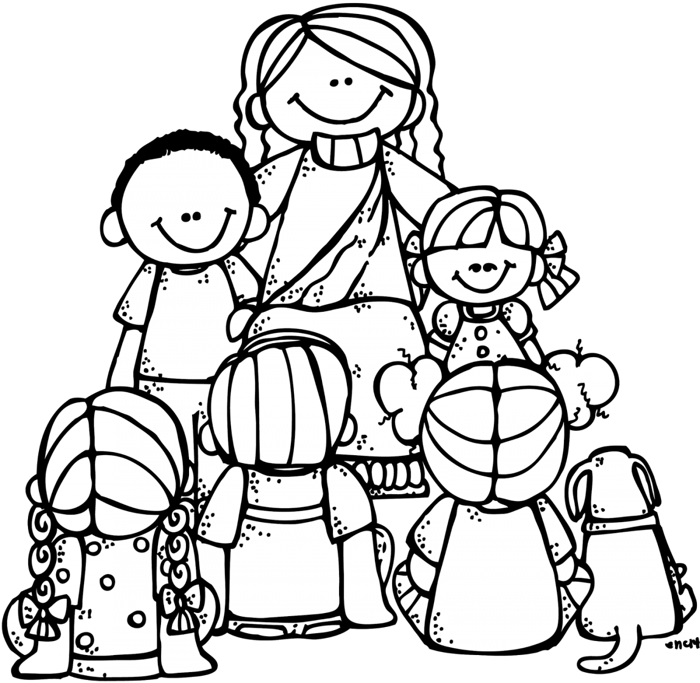 coloring clipart father