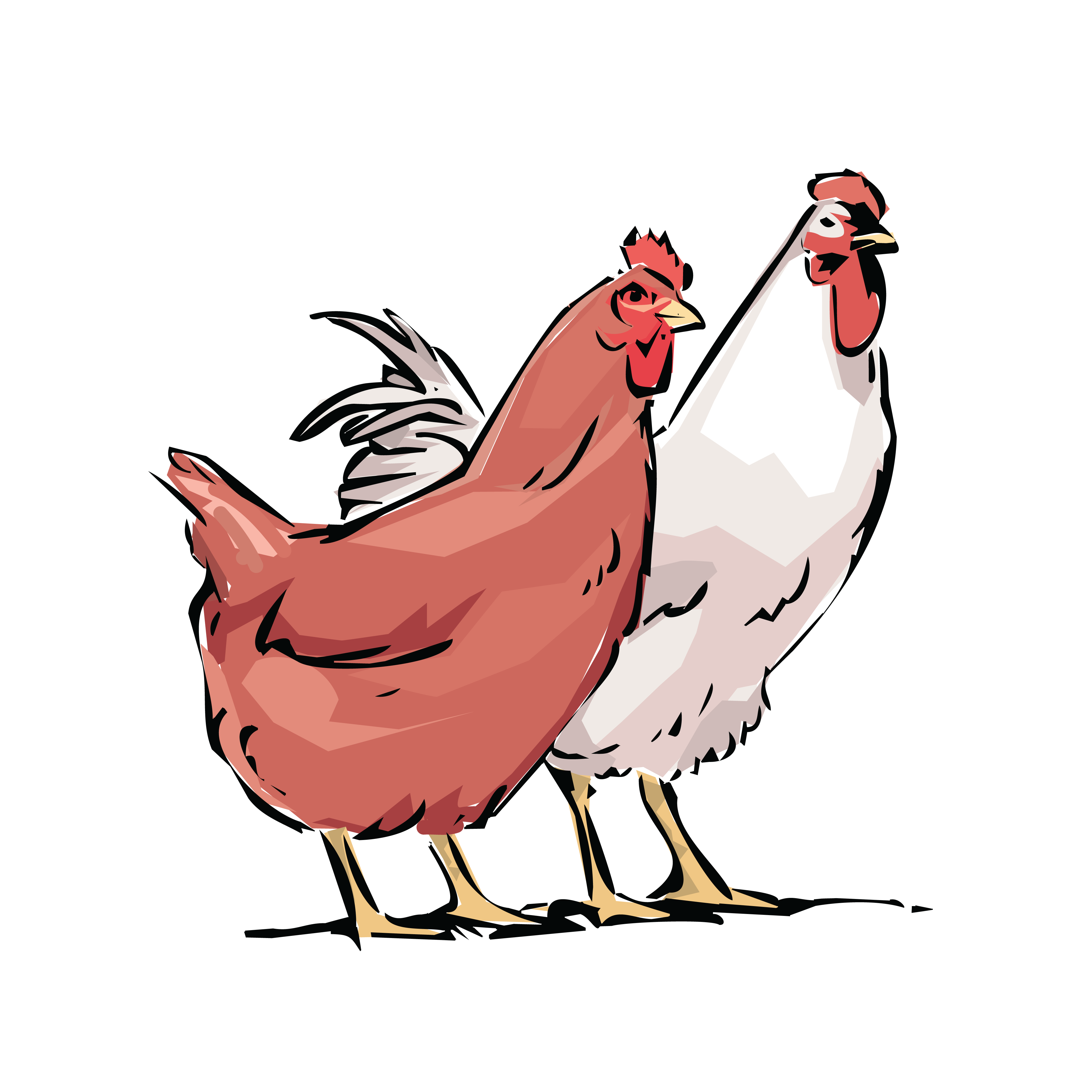 family clipart chicken