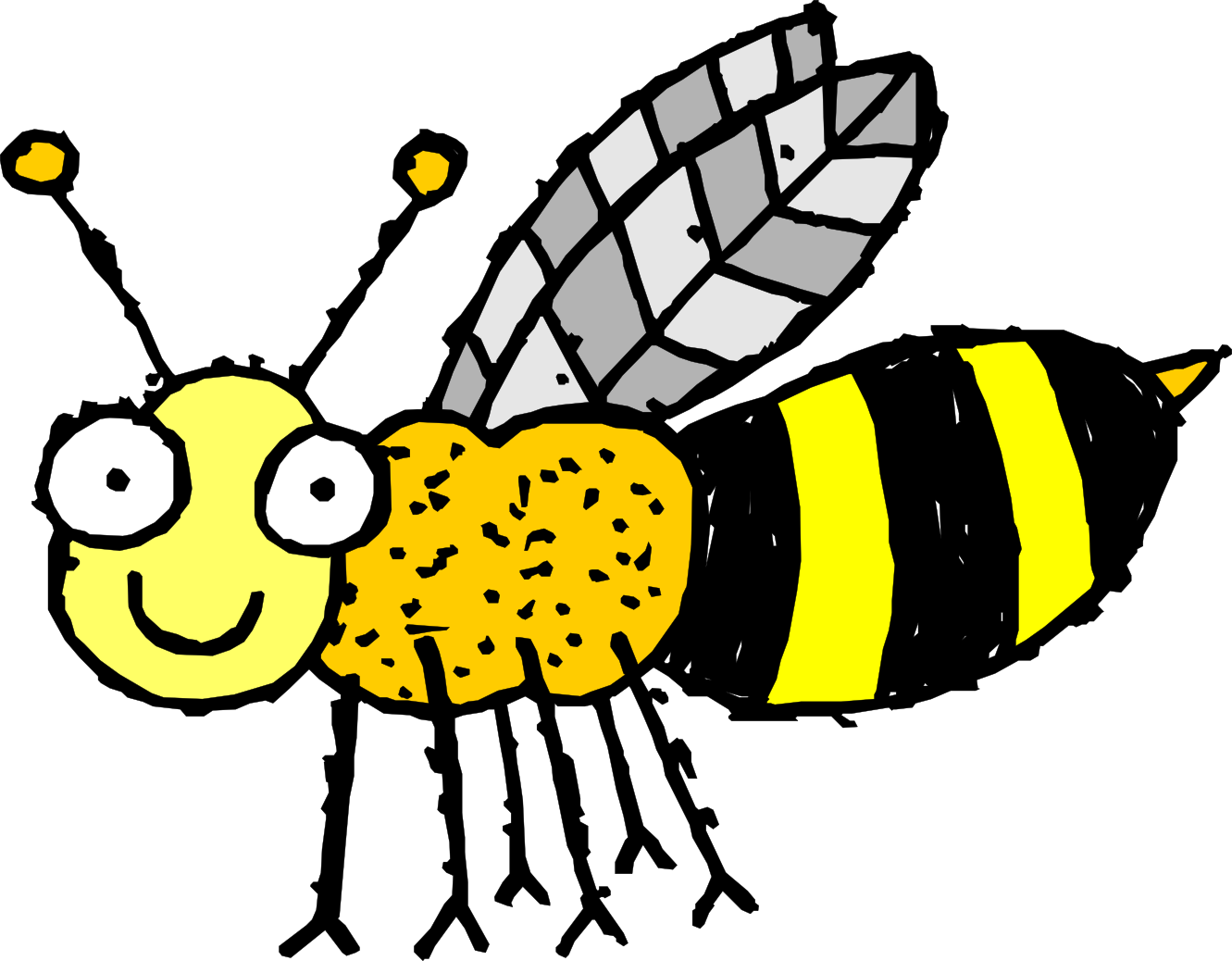 Insect clipart dead insect. Bees wasps pencil and