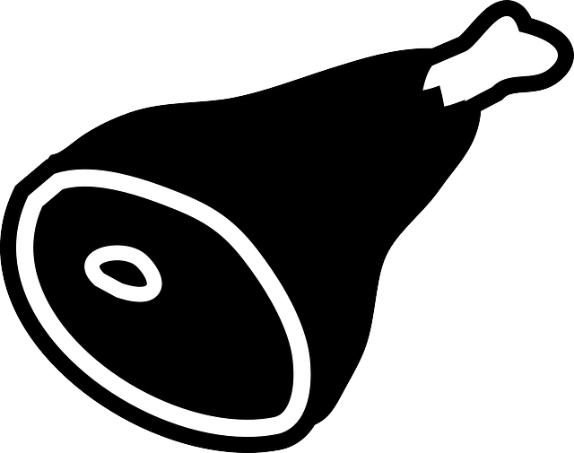 Free pictures ham images. Coloring clipart meat