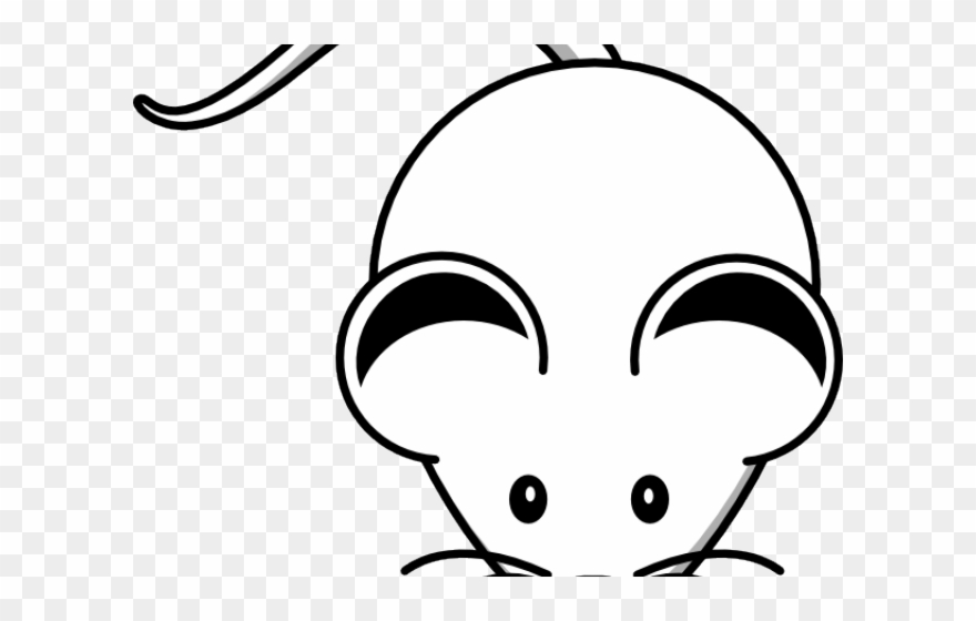 mouse clipart line art