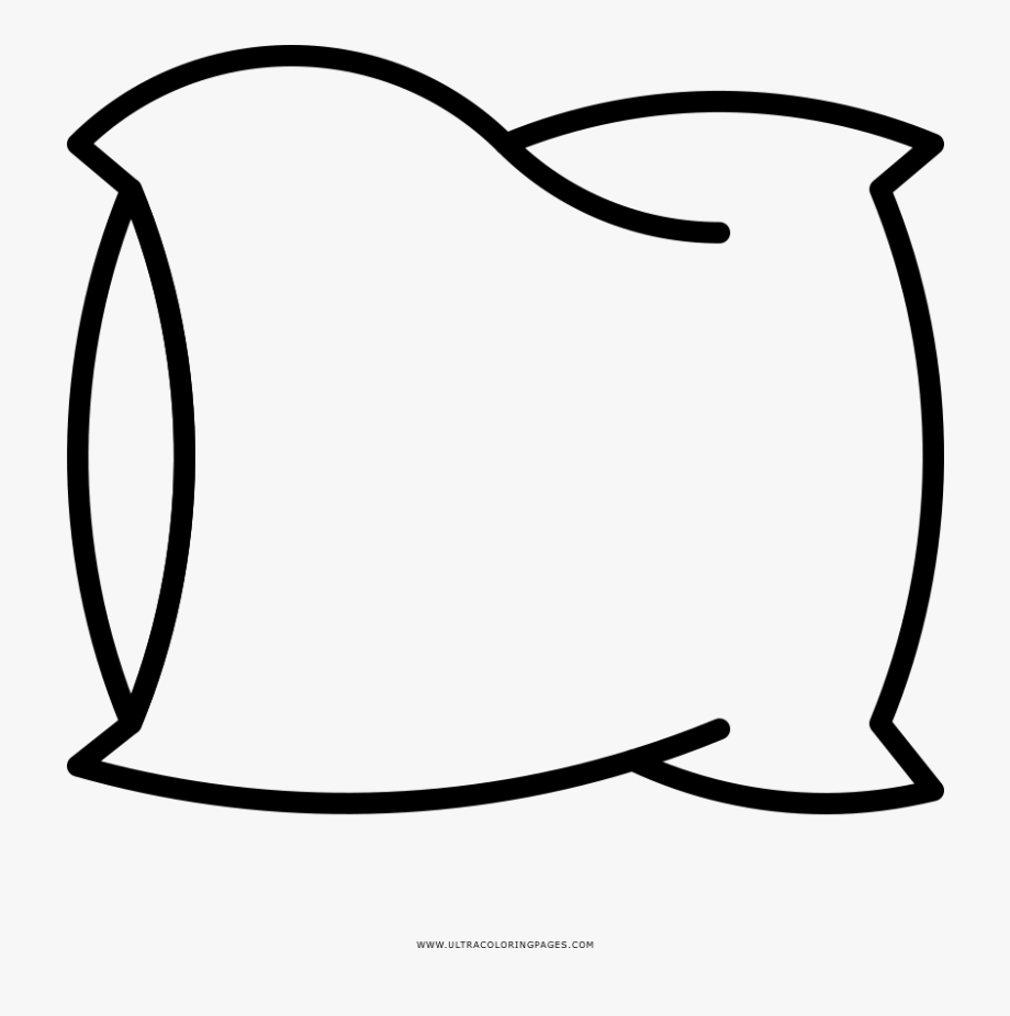Pillow Cat Coloring Page