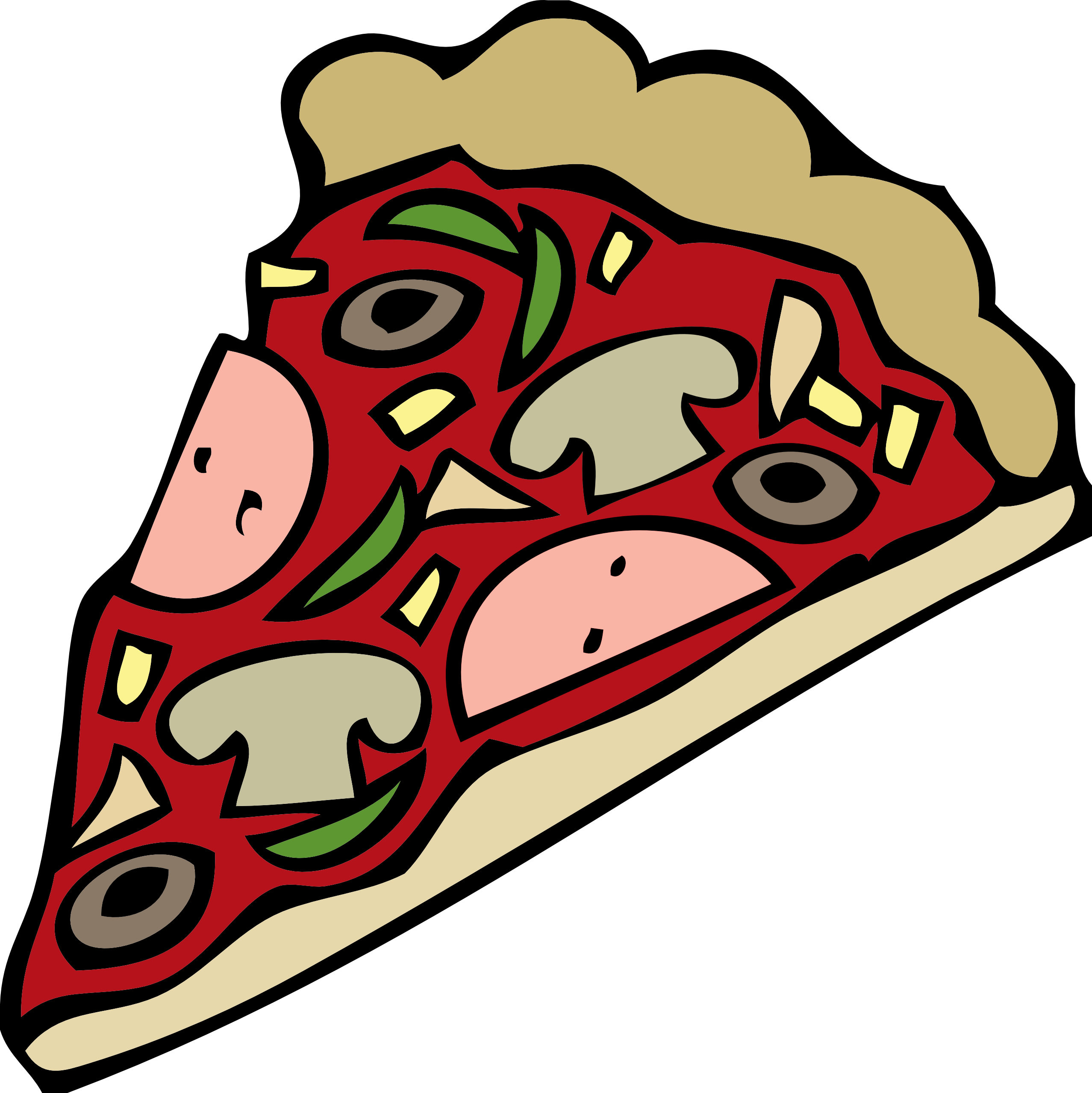 coloring clipart pizza