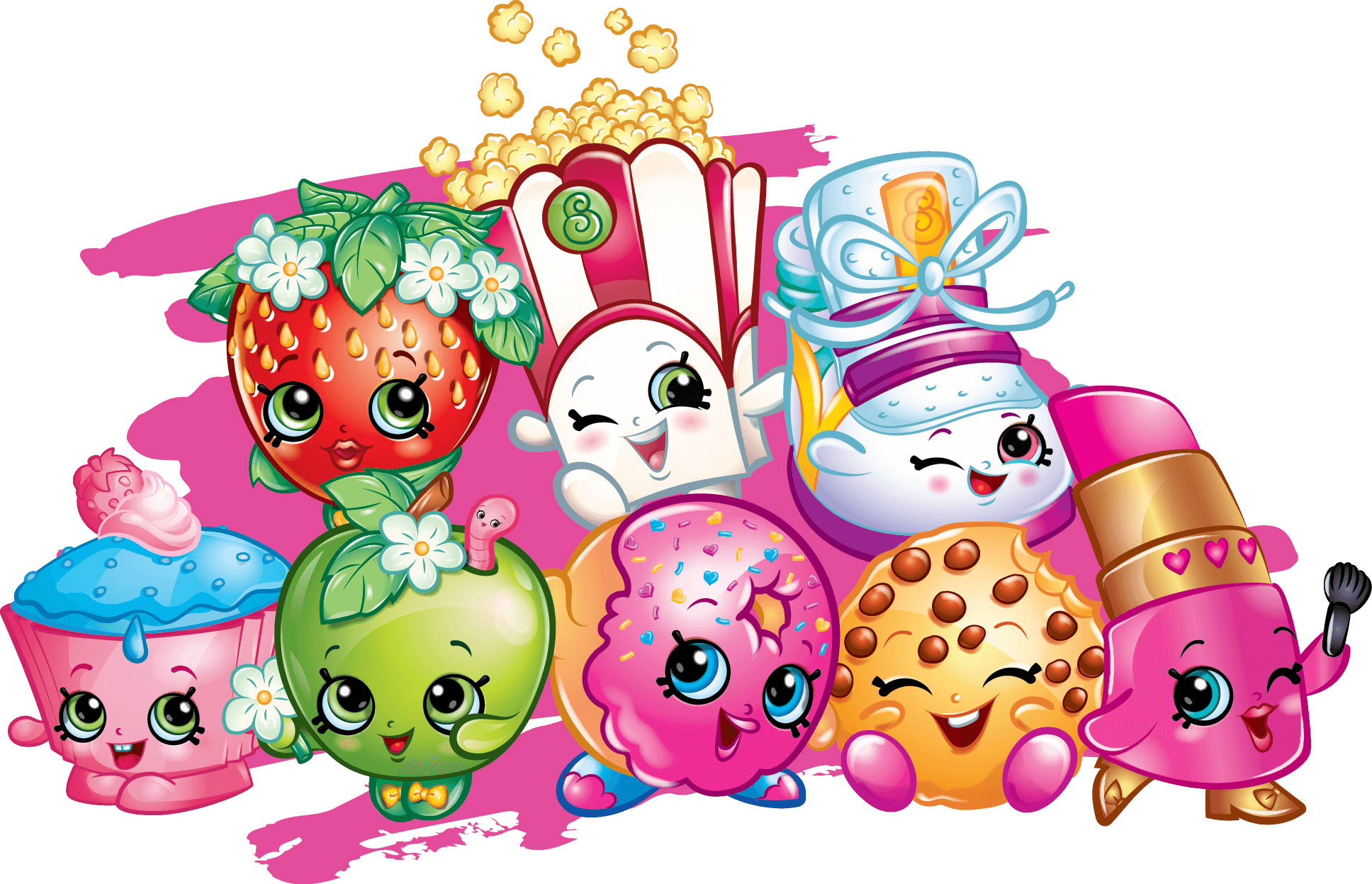  printable coloring pages. Strawberries clipart shopkins