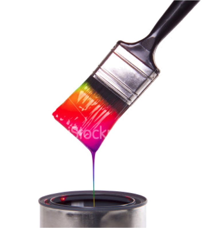 paintbrush clipart paint dripping