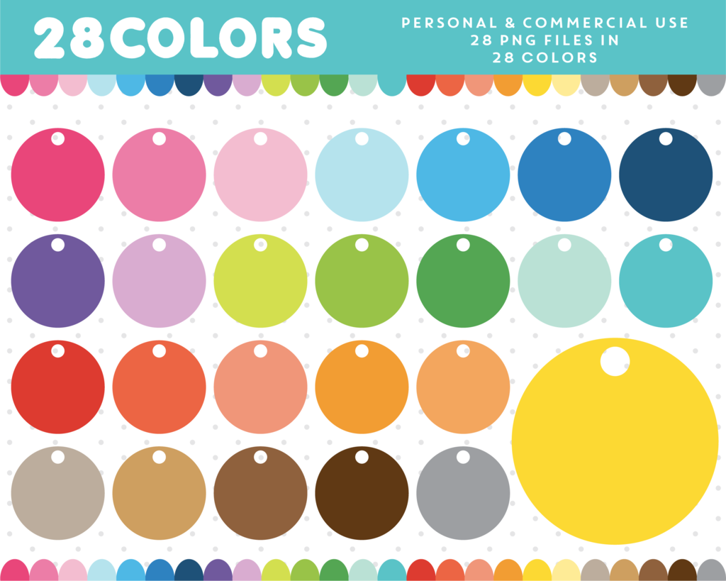 Round gift tag in. Colors clipart card