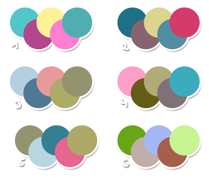 colors clipart color palette