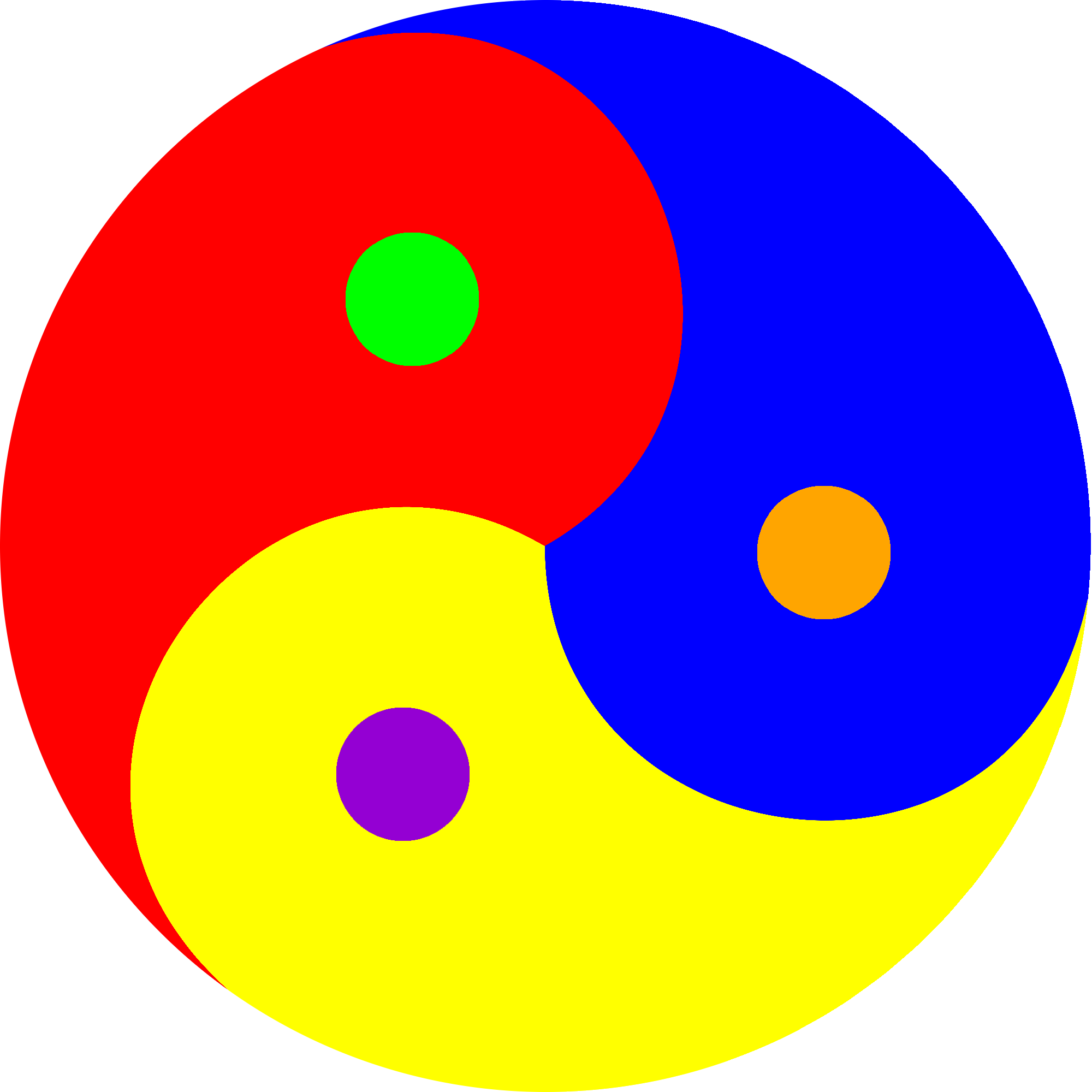 Colors clipart colores. File yin yang triality
