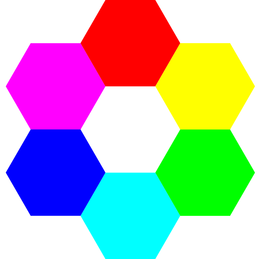 Colors hexagon pencil and. Florida clipart colored