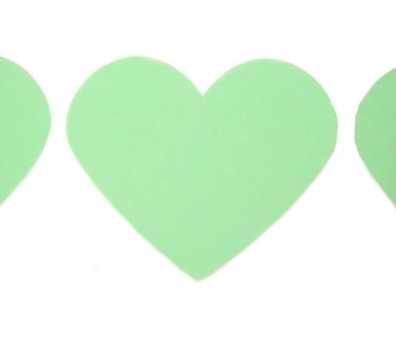 Free colored heart cliparts. Colors clipart mint