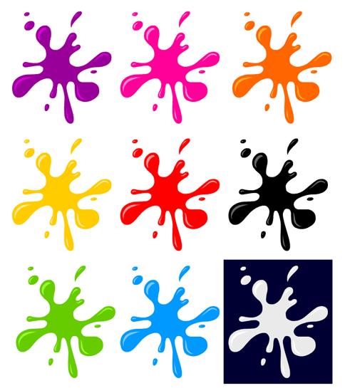 colors clipart painting