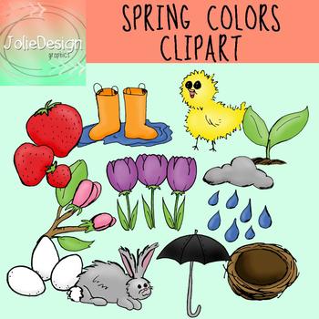 colors clipart spring