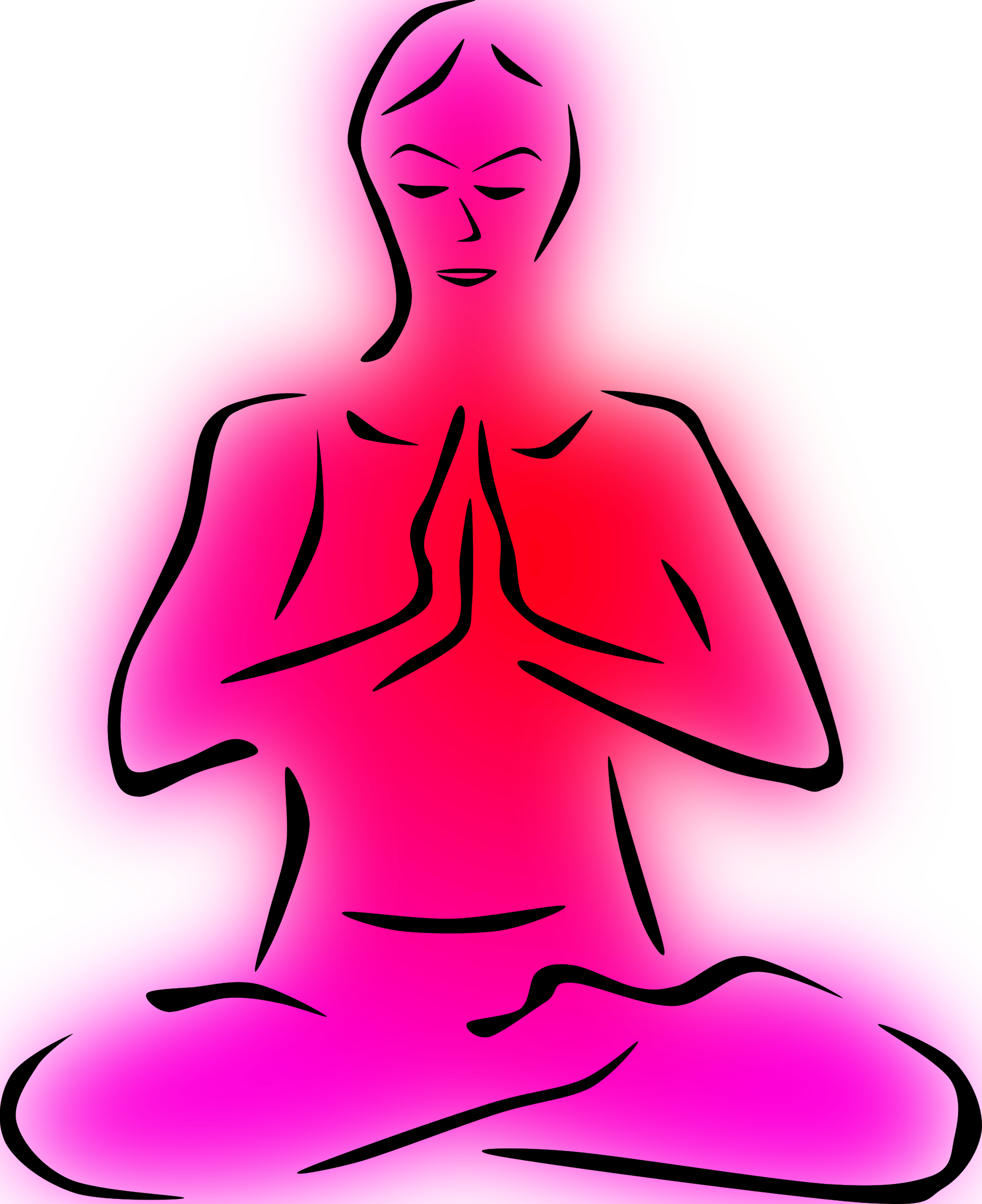 Yoga poses stylized colored. Meditation clipart seer