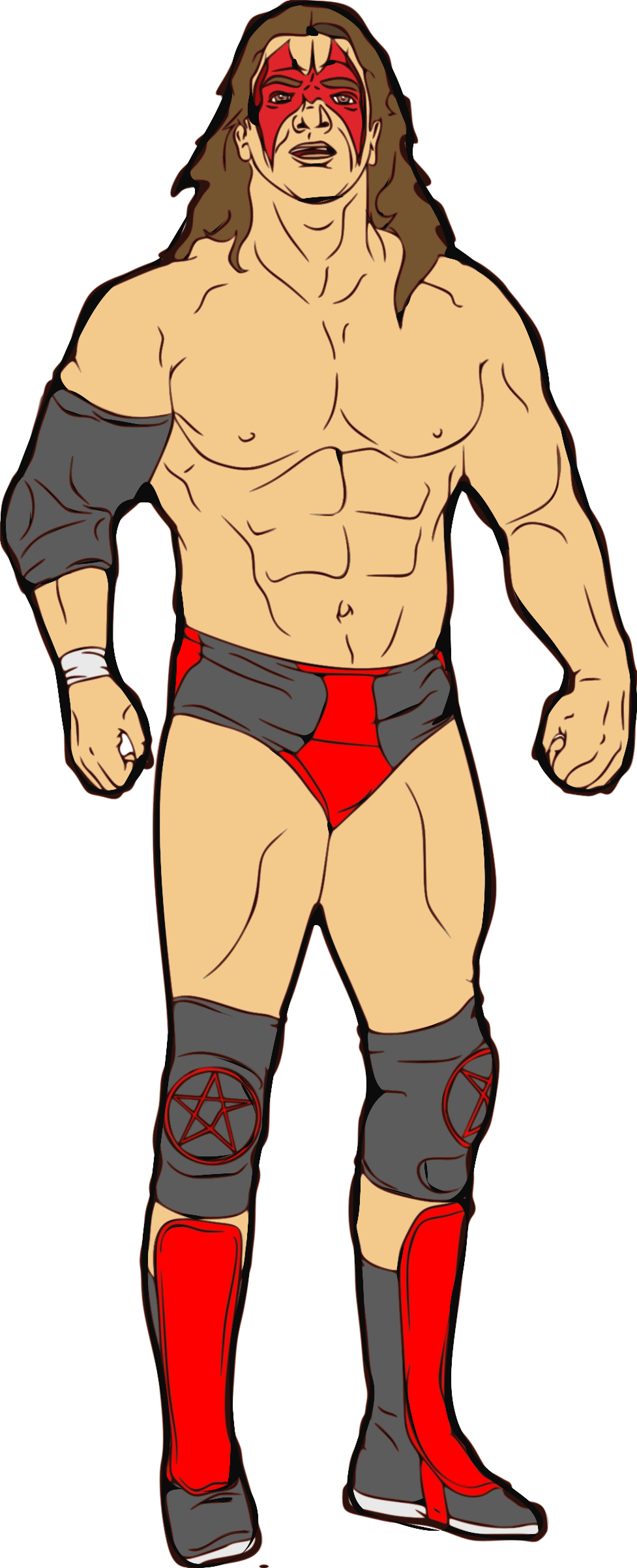 Professional wrestler icons png. Wrestlers clipart muscular