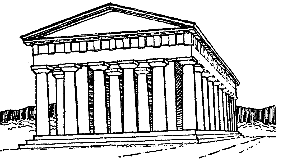 Greek clipart simple building. Free temple cliparts download