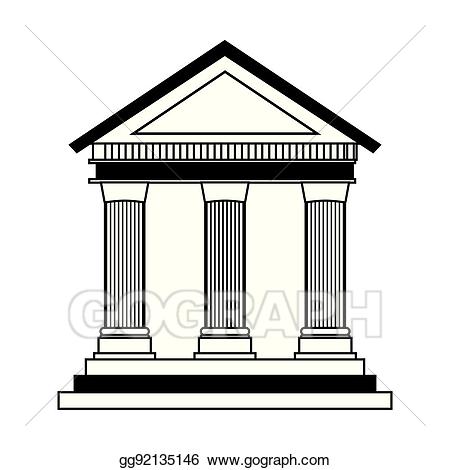 column clipart building rome