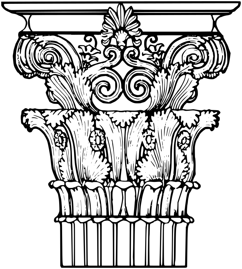 column clipart corinthian column