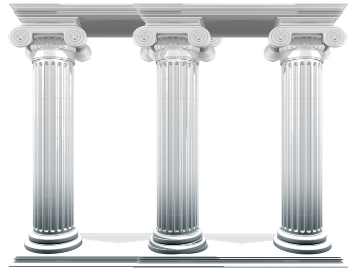 column clipart four pillars