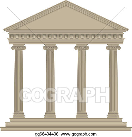 Column clipart greco roman. Clip art vector greek