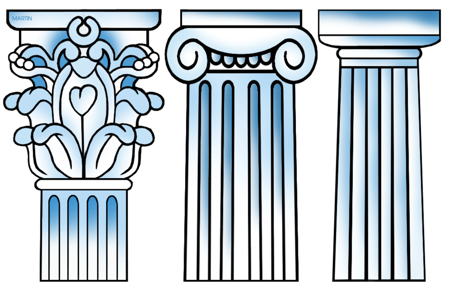column clipart greek architecture