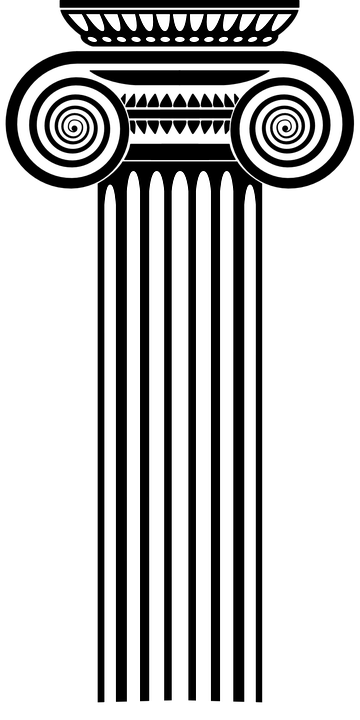 Greek columns graphic buscar. Column clipart hellenic