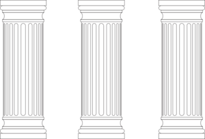 Column clipart three. Columns clip art at