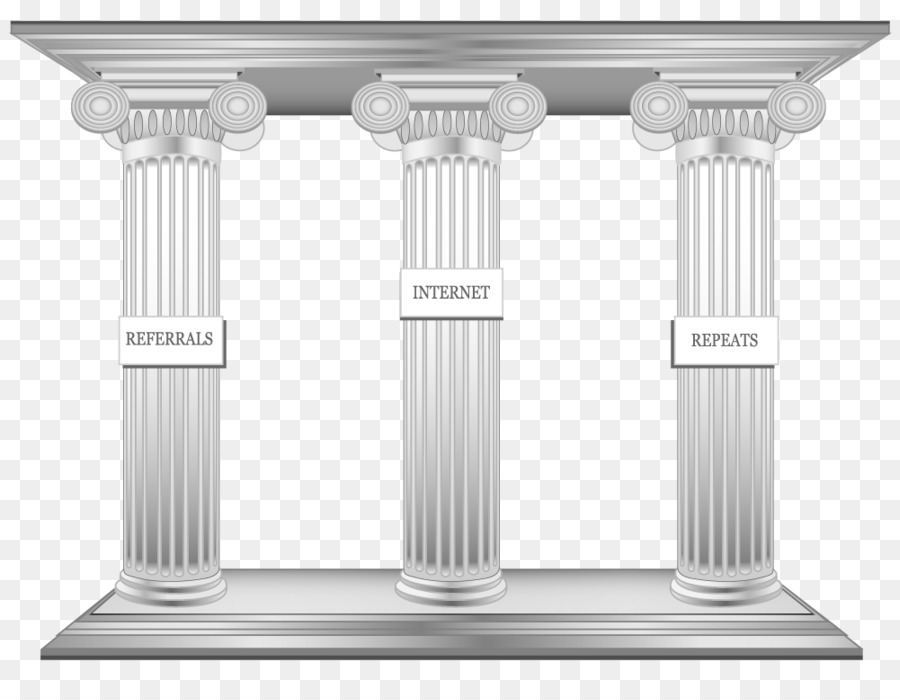 column clipart three pillar