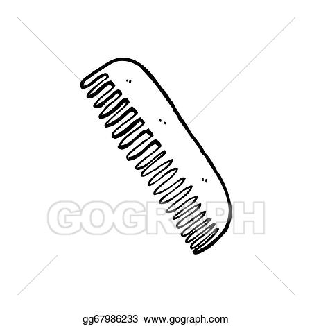 comb clipart drawn hair