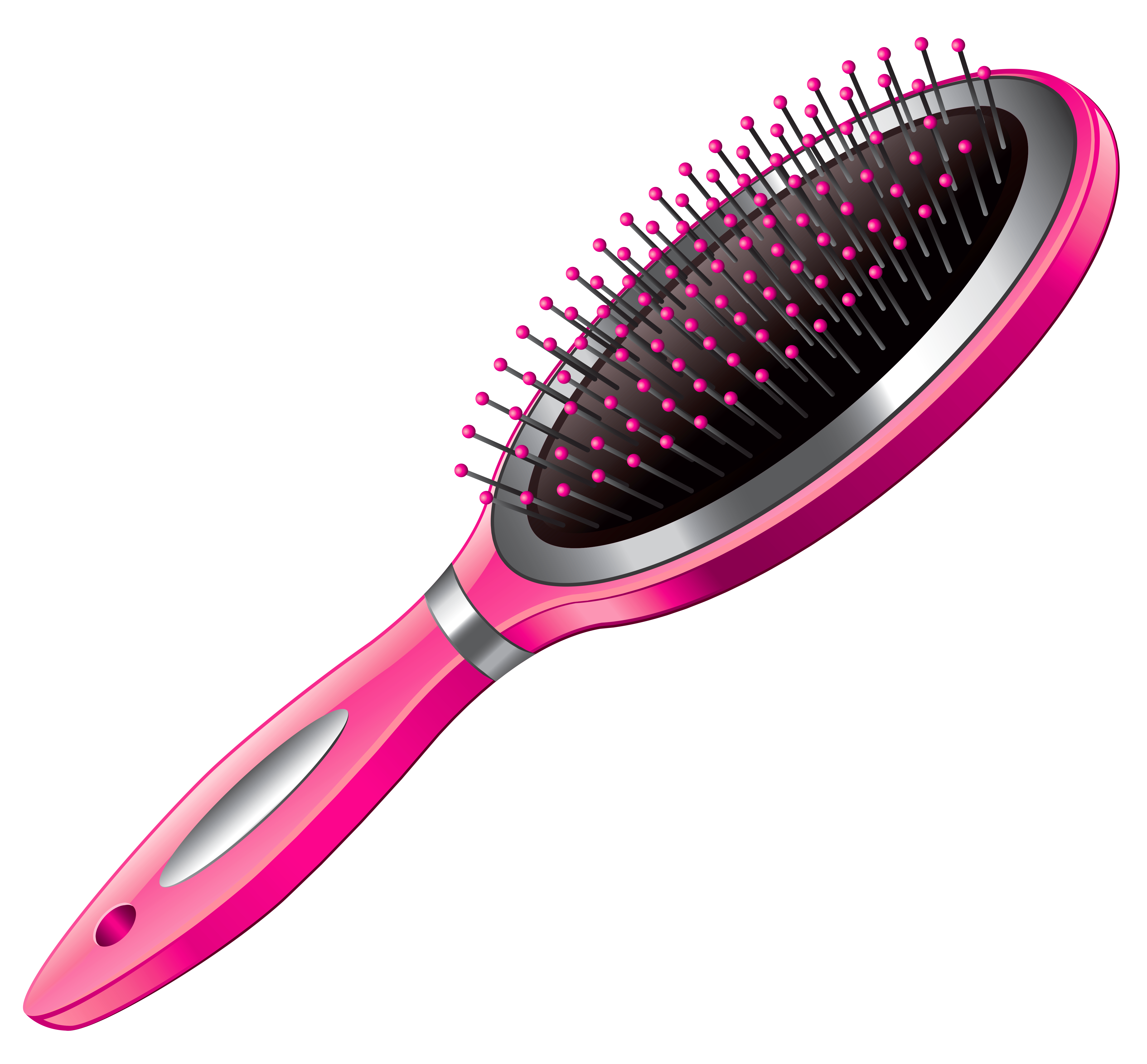  collection of hair. Hairbrush clipart paddle