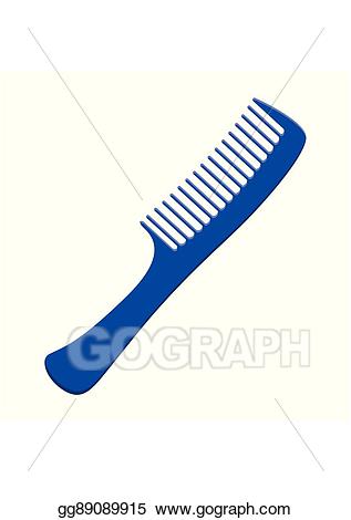 Eps illustration fashion icon. Comb clipart hairdresser