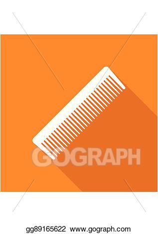 comb clipart orange
