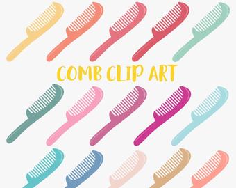 comb clipart plastic item