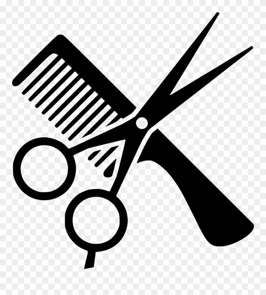 shears clipart comb