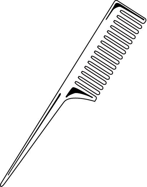 comb clipart sketch