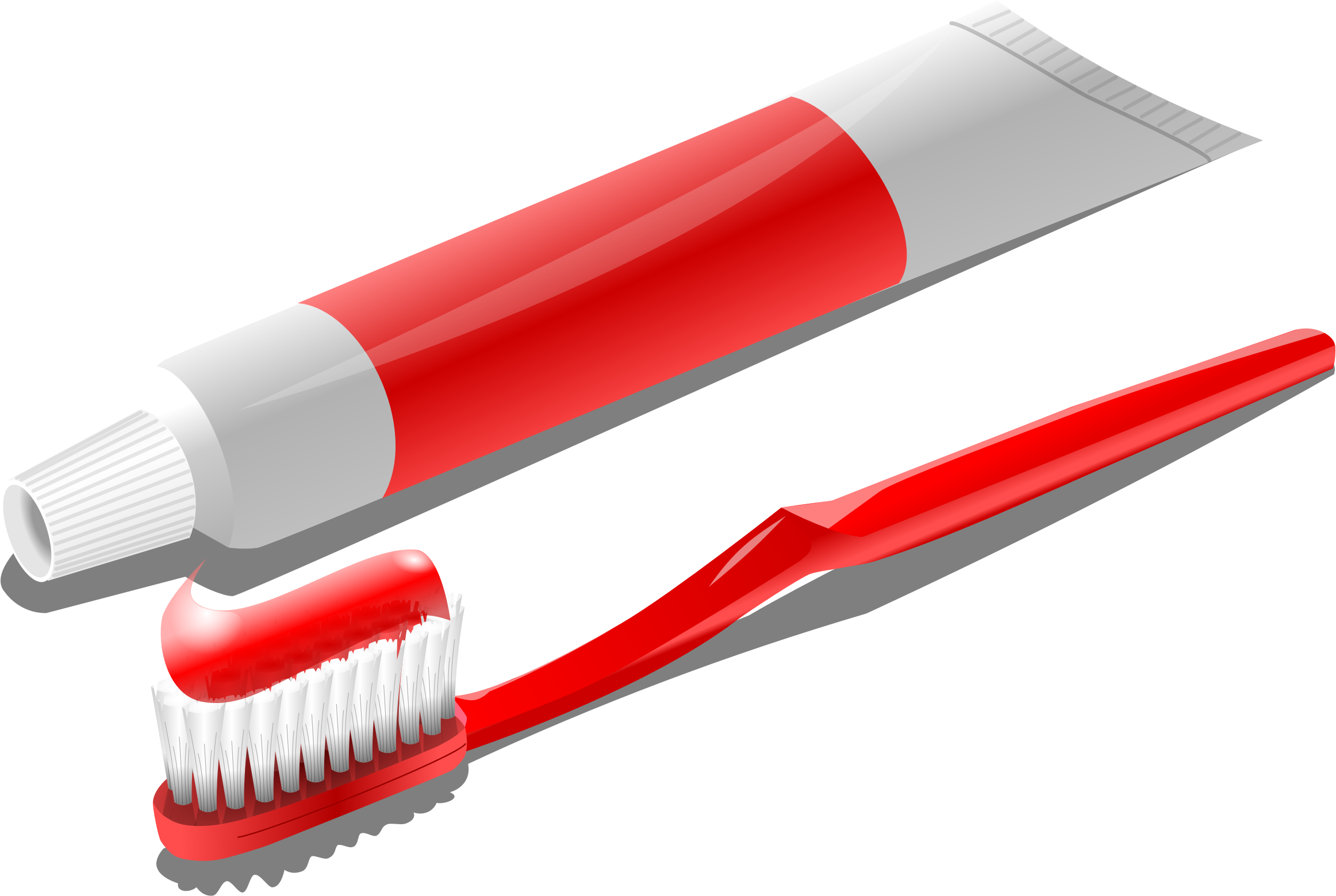 comb clipart toothbrush