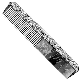comb clipart vintage