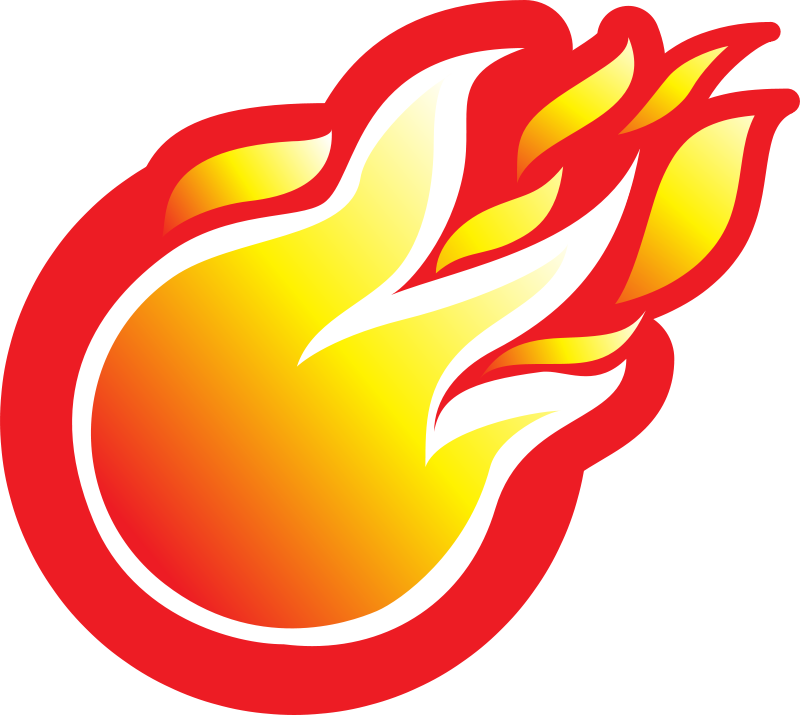 fireball clipart fire blaze