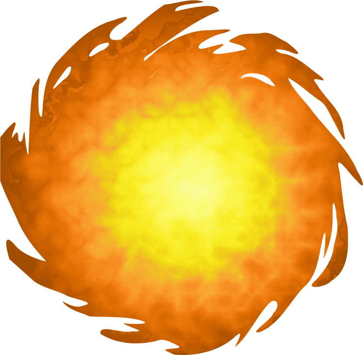 comet clipart fireball