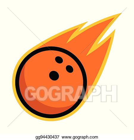 comet clipart flame ball